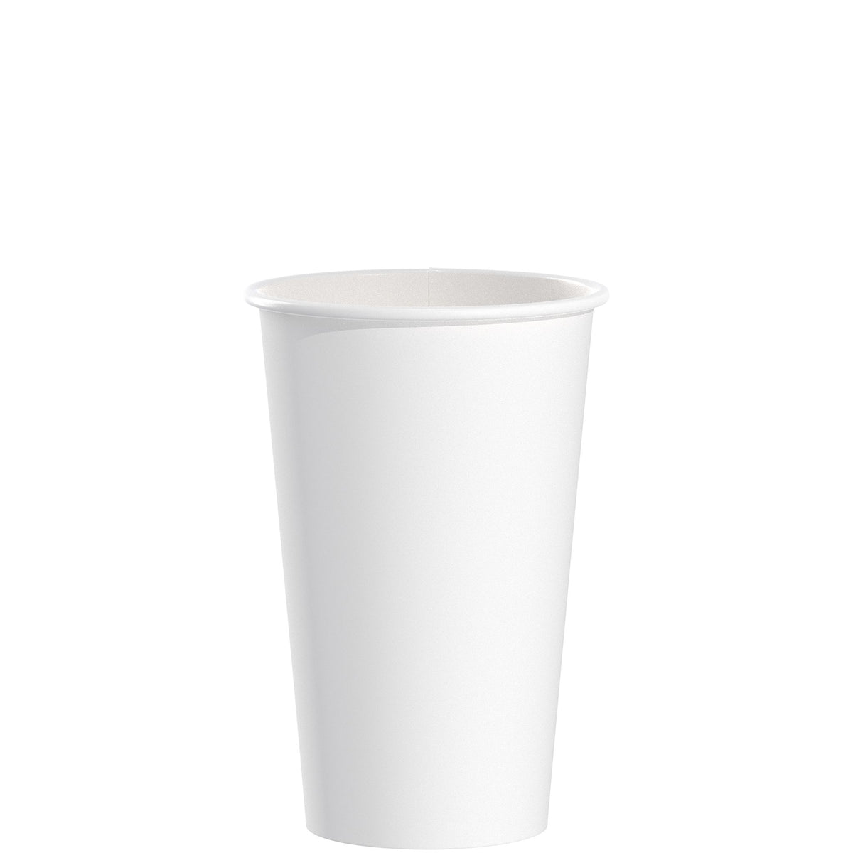 Solo 316W-2050 White Poly Paper Hot Cup - 16 oz. - 1000/Case