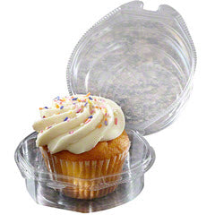 Sabert KP101 Single Jumbo Clear Cupcake Container