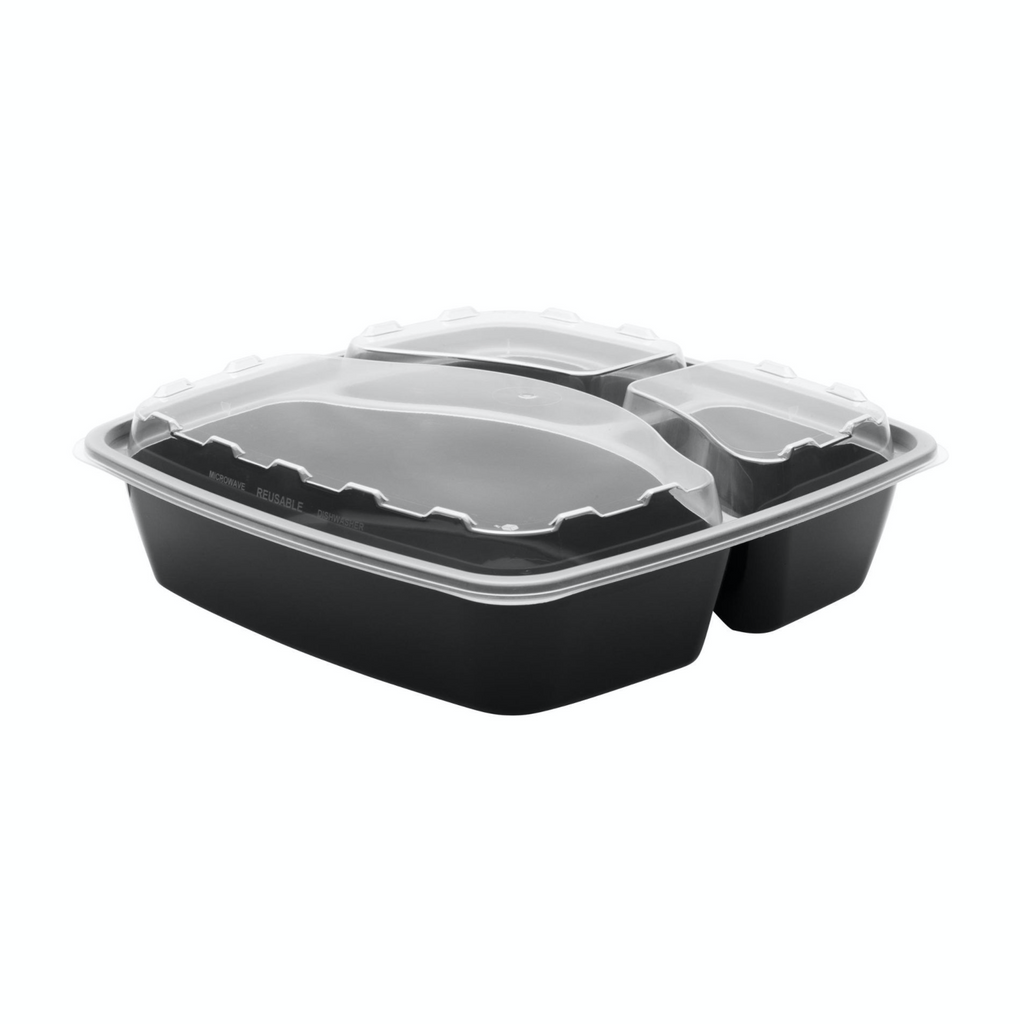 Inline Plastics TSSB1R Safe-T-Fresh Snackware 1-Compartment Container | 252 per Case