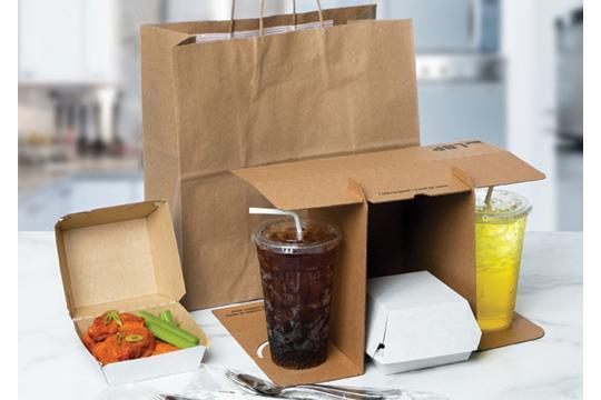 Sabert 20004 - Kraft Delivery Meal Insert for 13