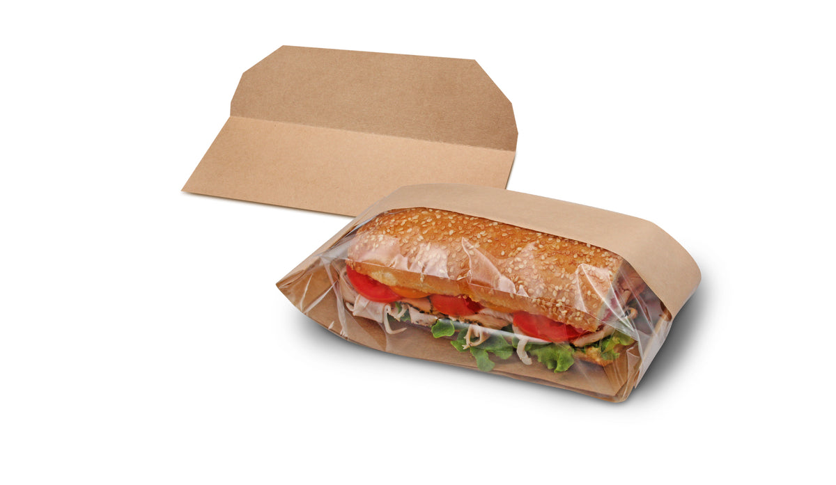 300099 - DublView® ToGo! Deli Bag Natural with Tray – Alpha Eagle Group